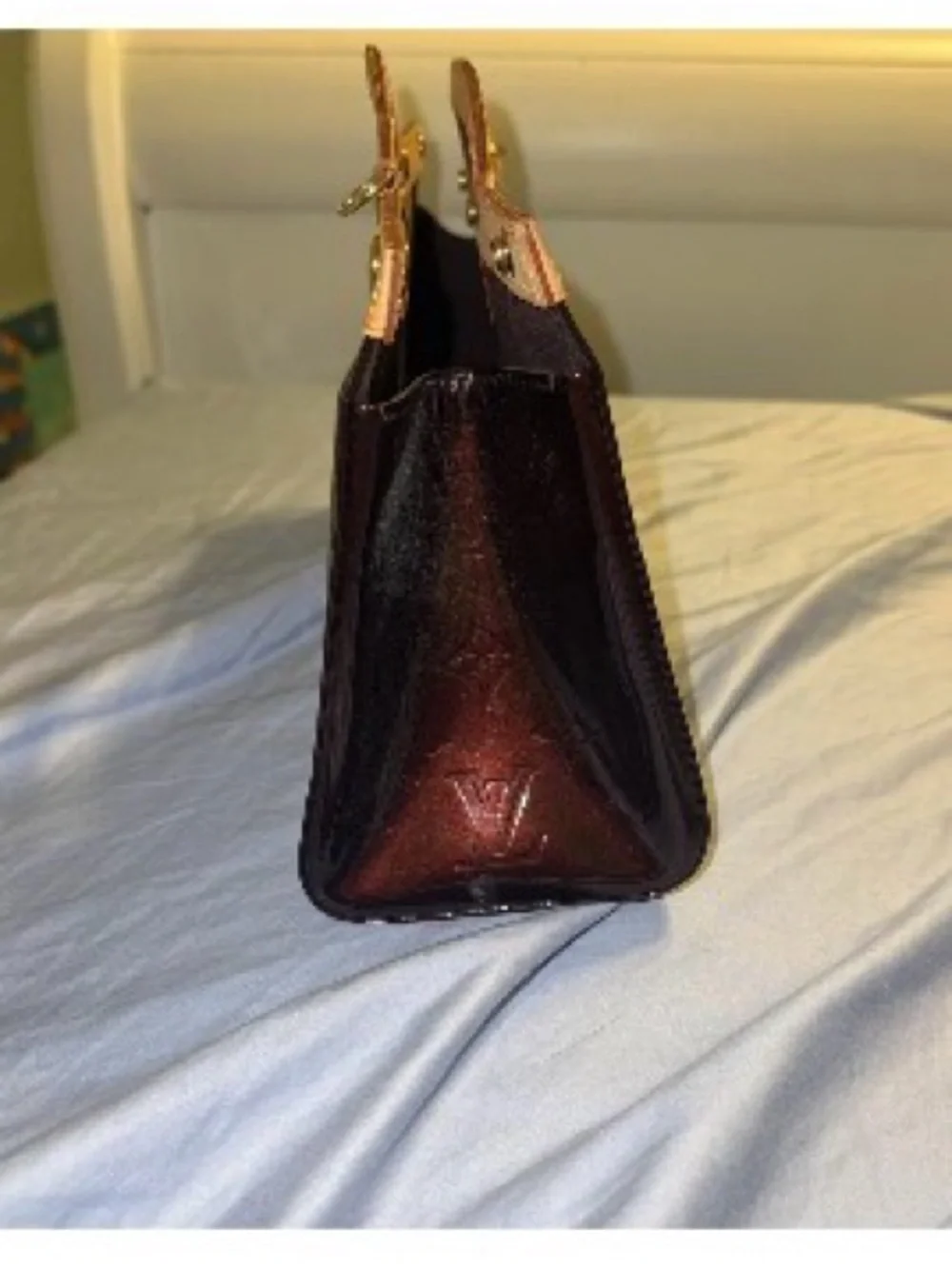 Louis Vuitton Burgundy Roxbury Drive with Natural Trim
